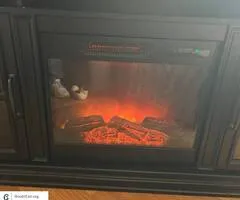 Electric Fireplace With Remote Like New